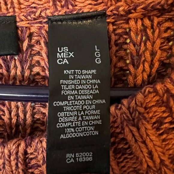 Axcess Liz Claiborne Knit Sweater Ombre Long Sleeve Stretch Multicolor - Picture 4 of 10